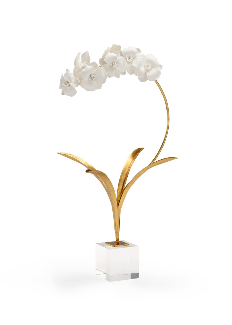 Chelsea House Gold Orchid On Stand