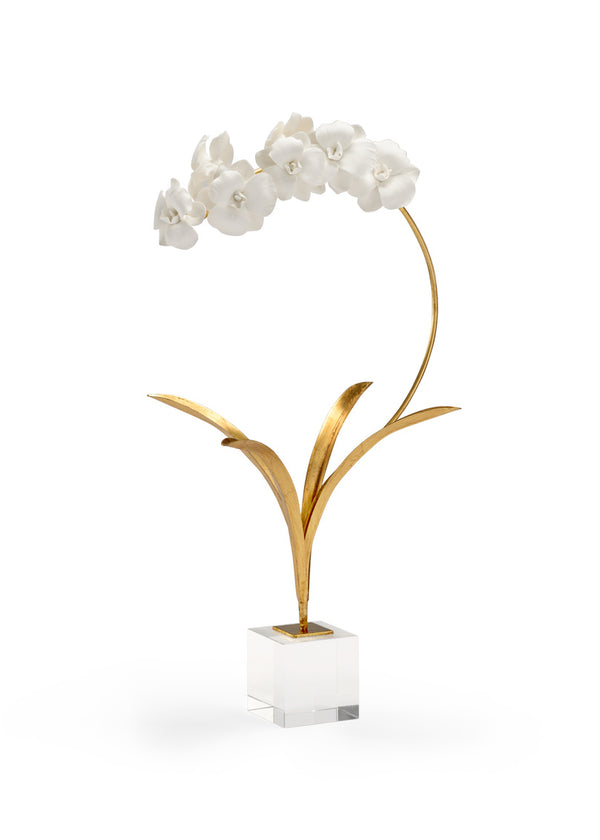 Chelsea House Gold Orchid On Stand