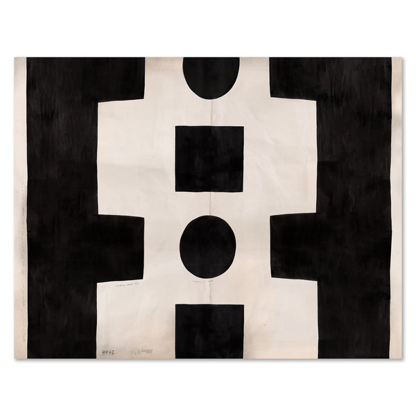 Paule Marrot Black and White Abstract Art Print
