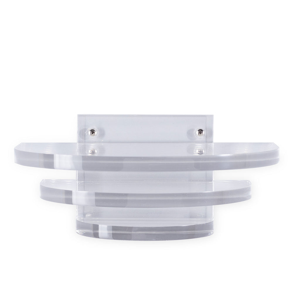 Port 68 Rounded Clear Lucite Shelf