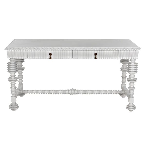 Noir Portuguese Desk, Solid White