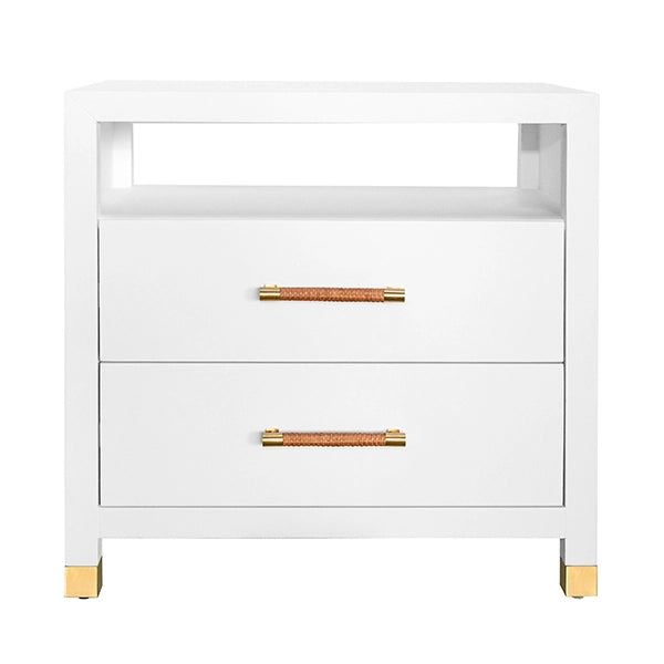 Worlds Away Hancock Side Table or Nightstand