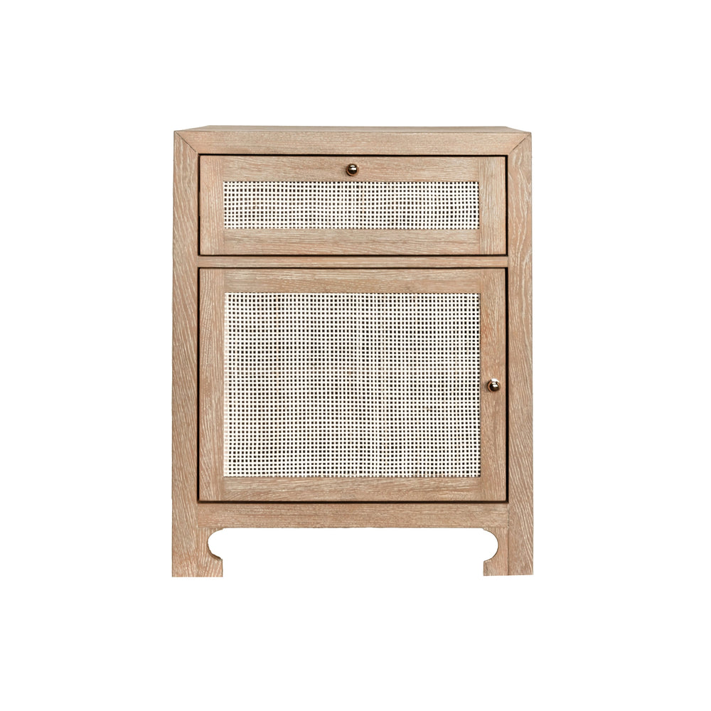 Worlds Away Ruth Cane Nightstand