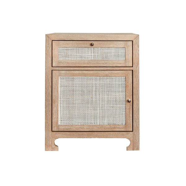 Worlds Away Ruth Cane Nightstand