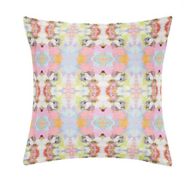 Laura Park Brooks Avenue PINK Linen Cotton Pillow
