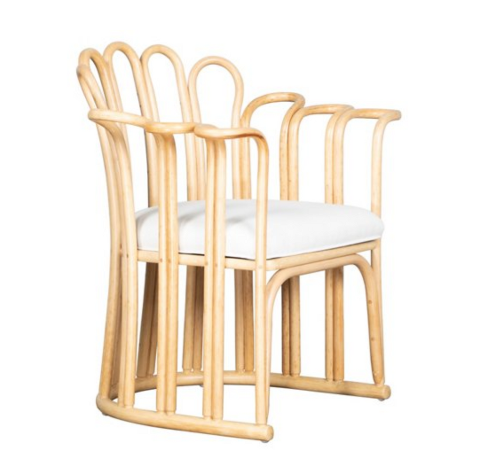 Calla Accent Chair, White by David Francis