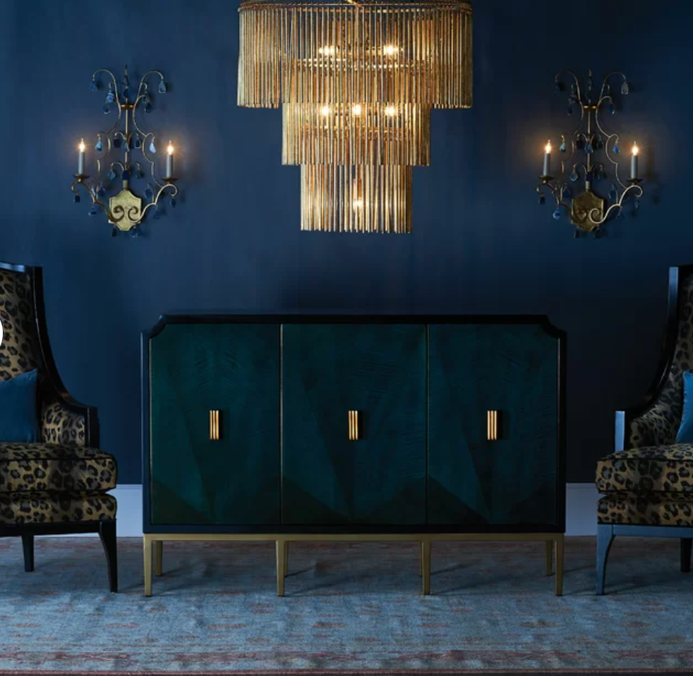 Currey and Company Kallista Cabinet